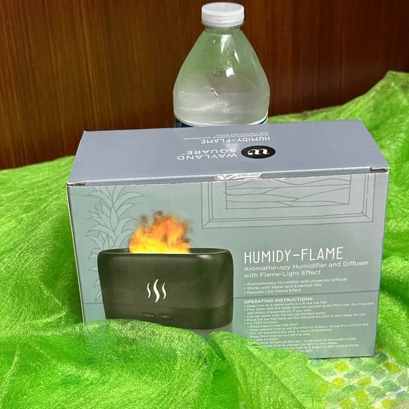 Aromatherapy Humidifier and Diffuser with flame light effect - Picture 3 of 12